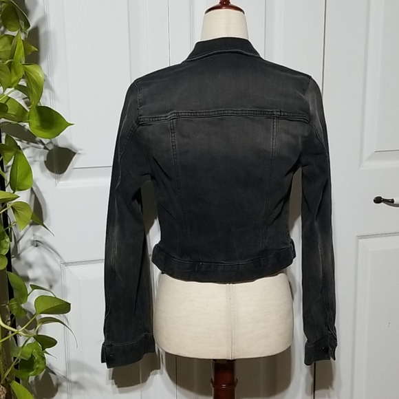 Faded Black Jean Jacket - Picture 3 of 9